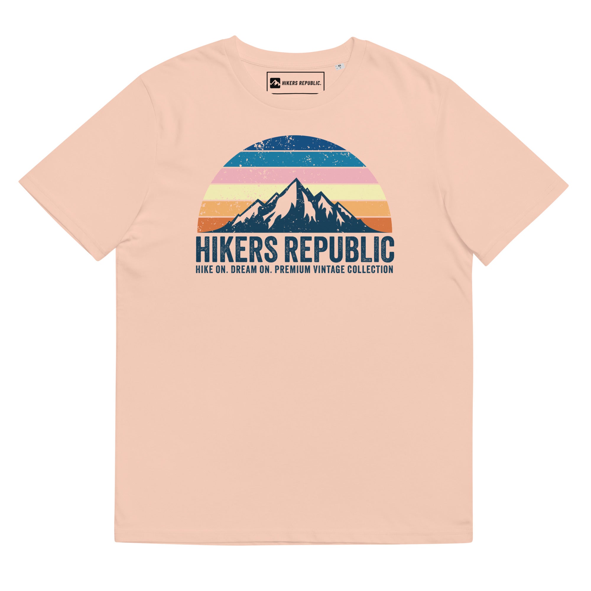 T-Shirt Premium Unisexe Eco Responsable - Vintage - Hike On, Dream On