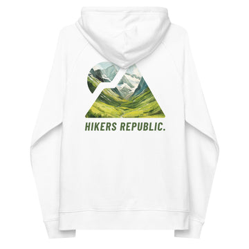 Sweat à capuche Raglan Unisexe Eco Responsable - Iconique - Spring Valley - Dos